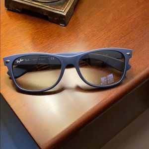 matte blue Ray Ban Wayfarer Sunglasses